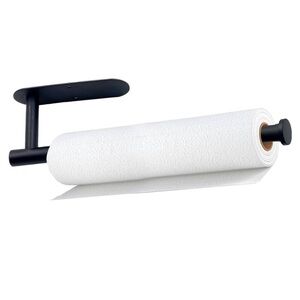 Black Paper towel holder